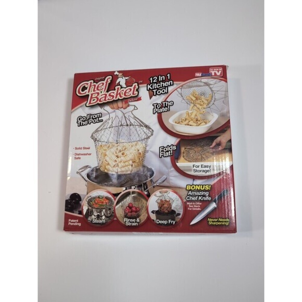 Original Chef Basket 12 in 1 Kitchen Tool  As Seen On‎ TV Brand NEW in Box